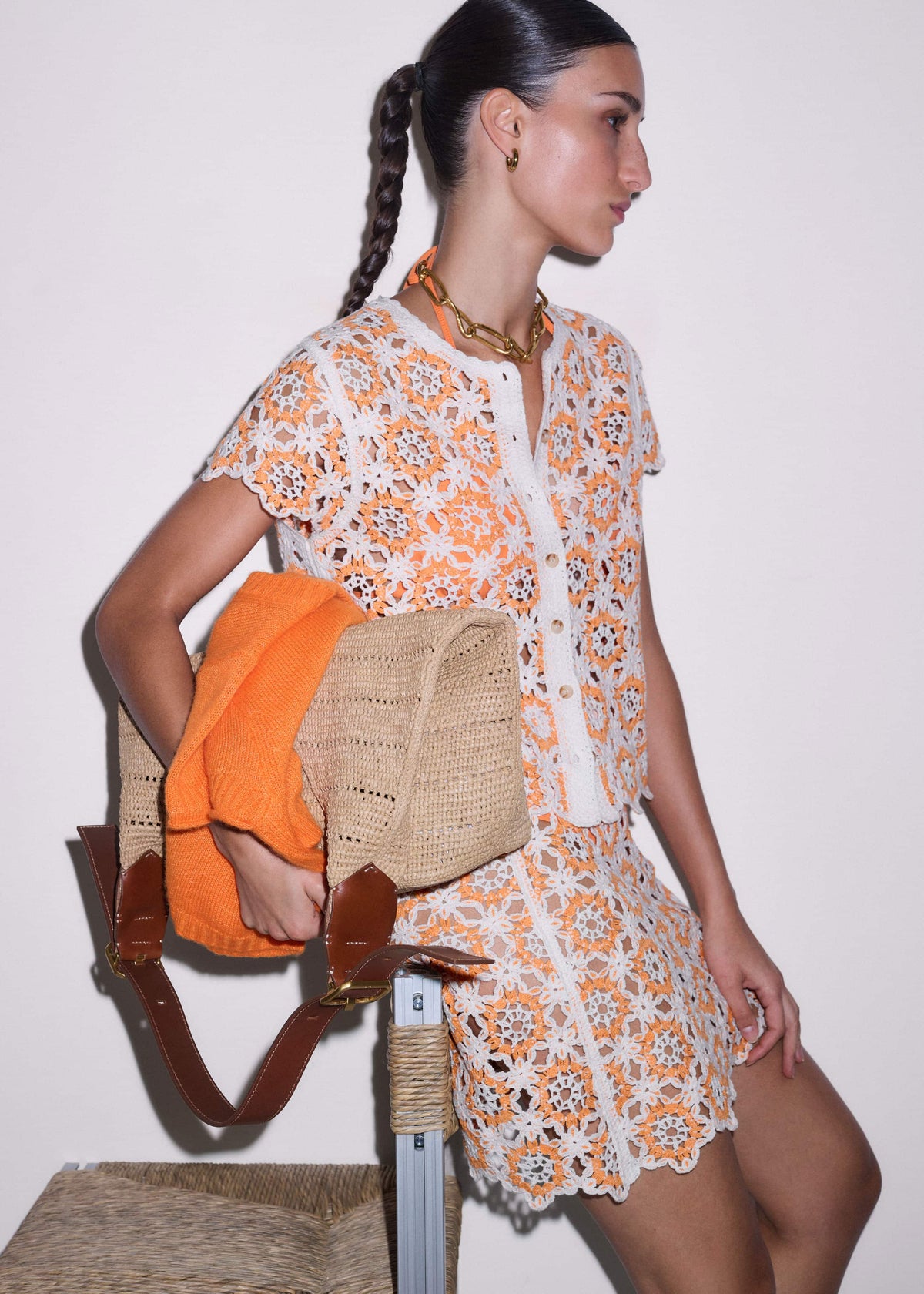 Orange Beach Baby Tee Co-ord | ME+EM