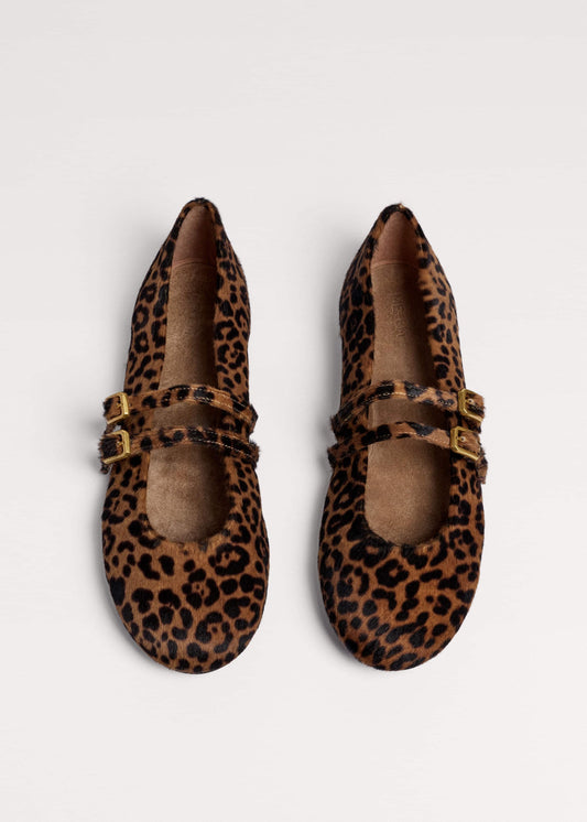 Dark Brown Leopard Ballet Flat | ME+EM