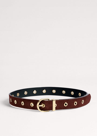Black Reversible Eyelet Belt | ME+EM