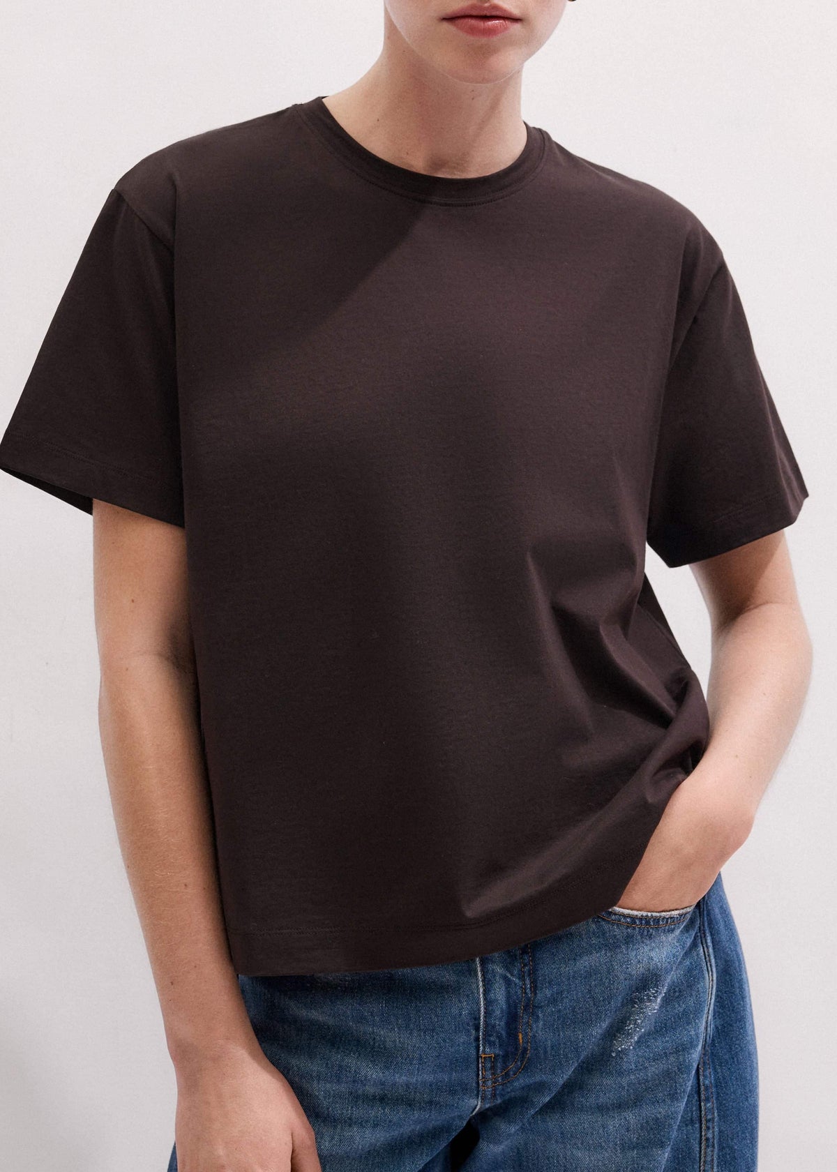 Brown Oversized Tee | ME+EM