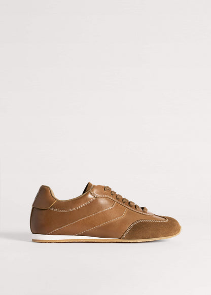 Brown Retro Runner Sneaker | ME+EM