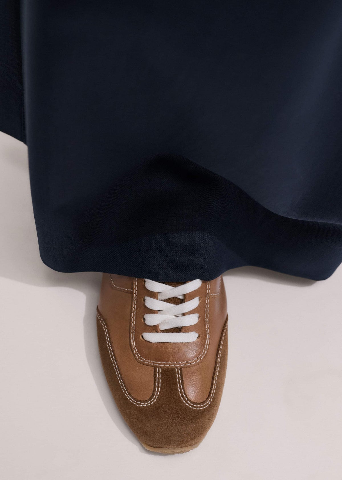 Brown Retro Runner Sneaker | ME+EM