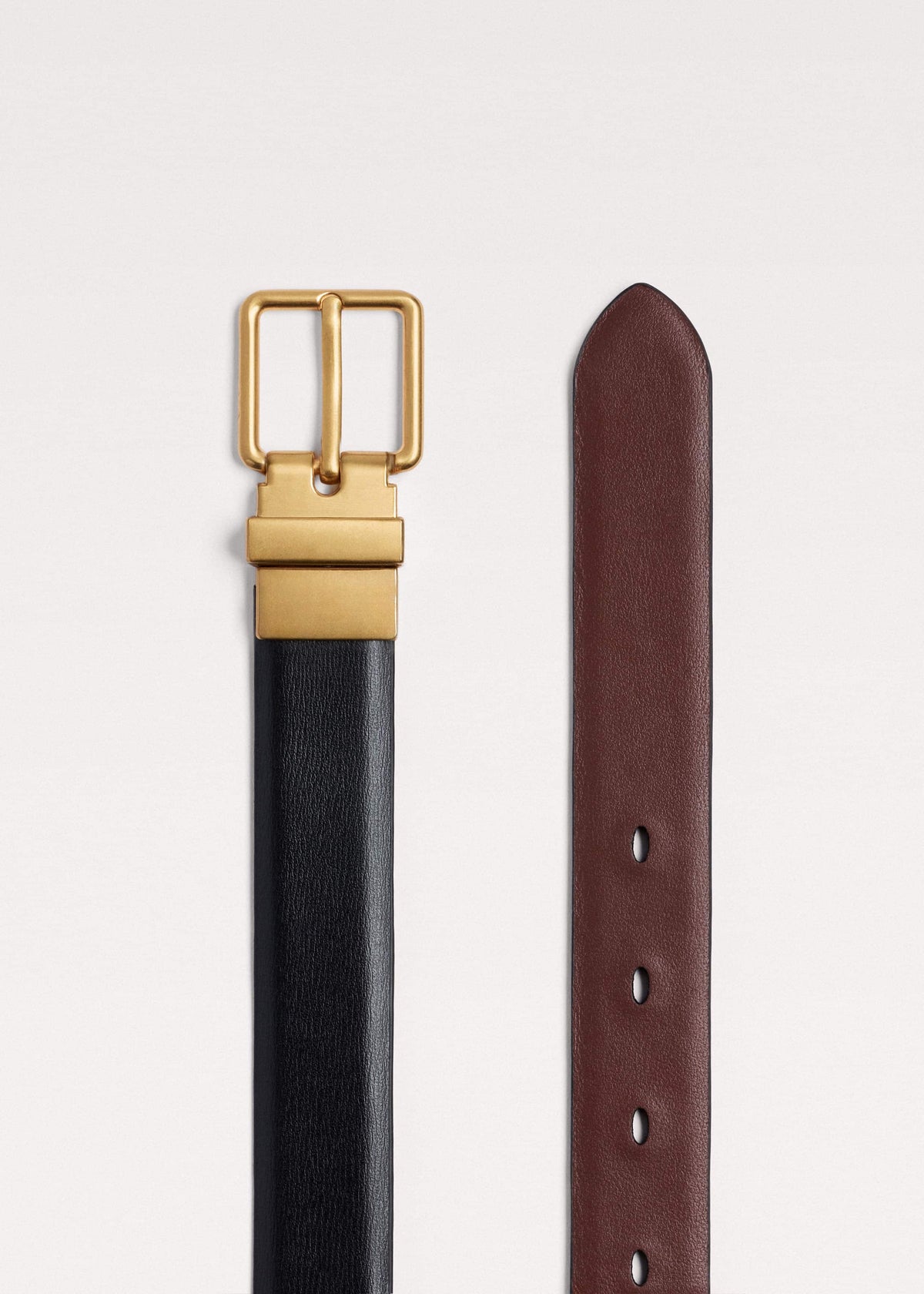 Dark Cinnamon Reversible Belt | ME+EM