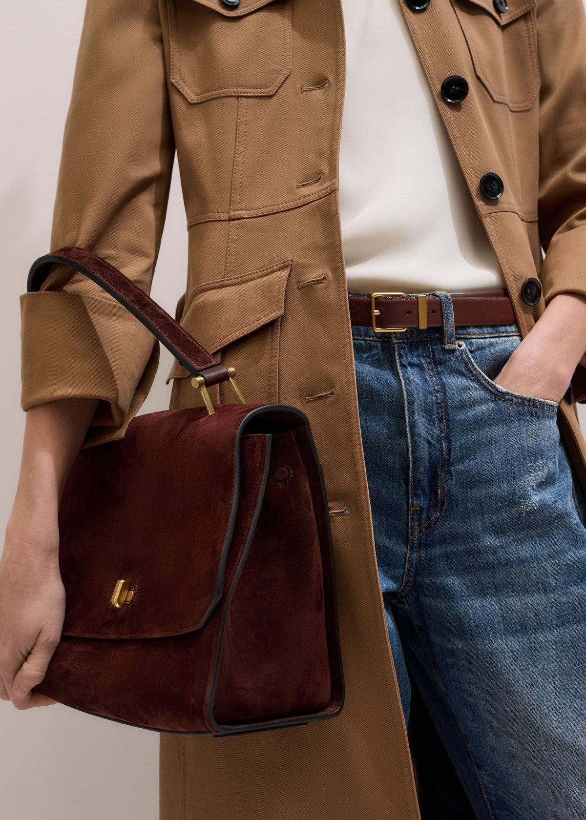 Dark Cinnamon Reversible Belt | ME+EM