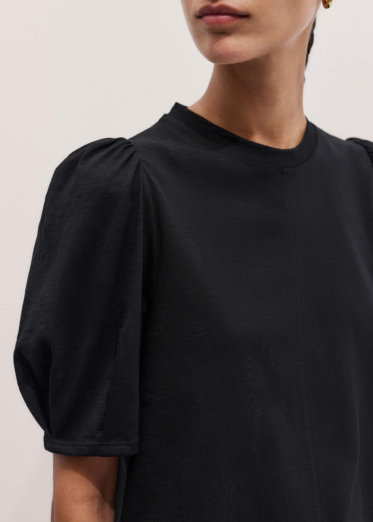 Black Feminine Swing Top | ME+EM