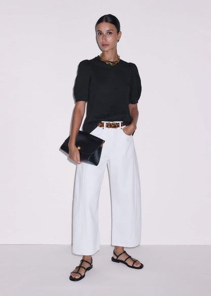 Black Feminine Swing Top | ME+EM