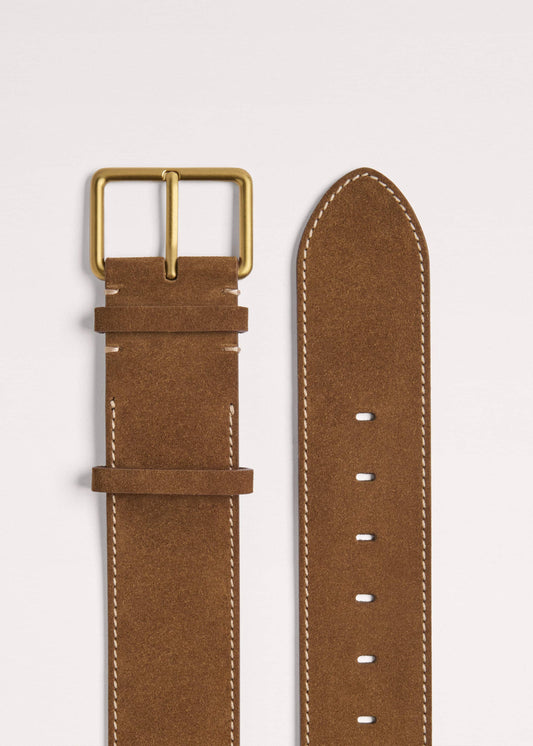 Brown Wide Waist Belt | ME+EM