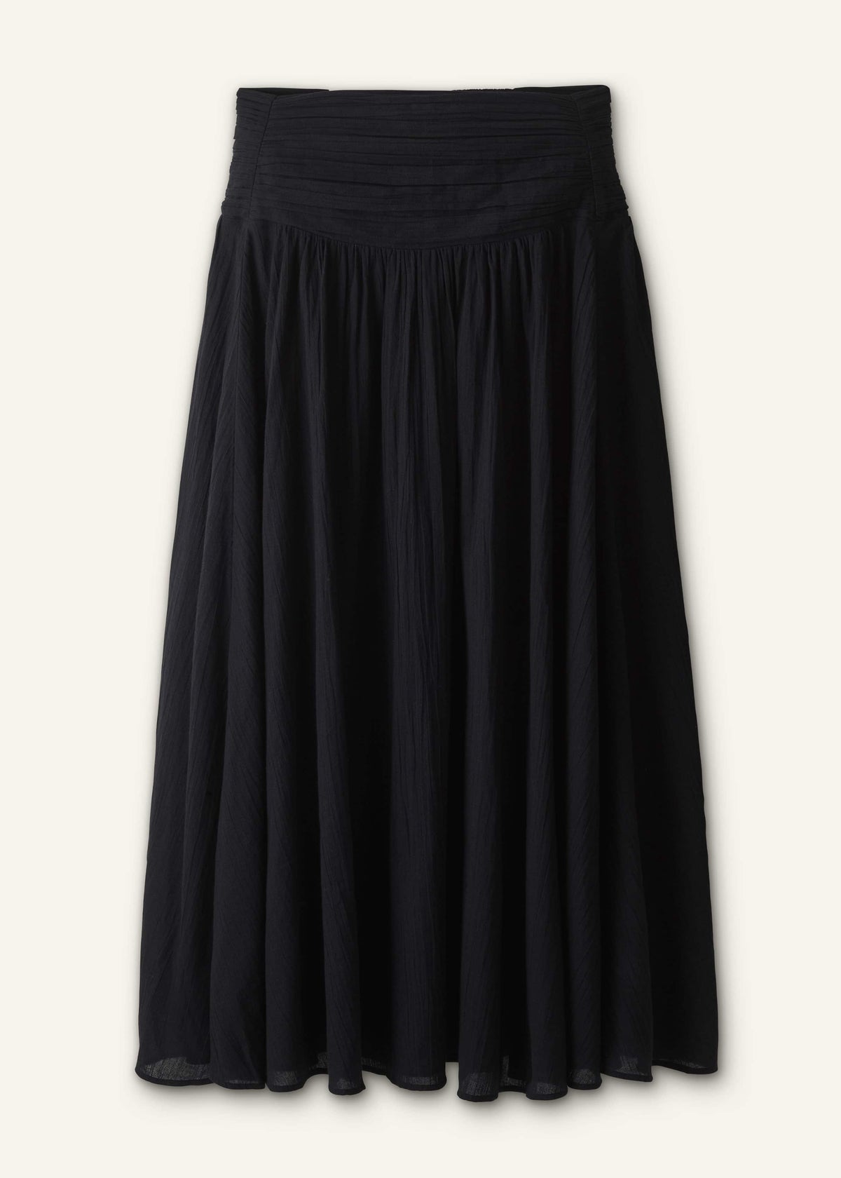 Black Relaxed Maxi Skirt | ME+EM