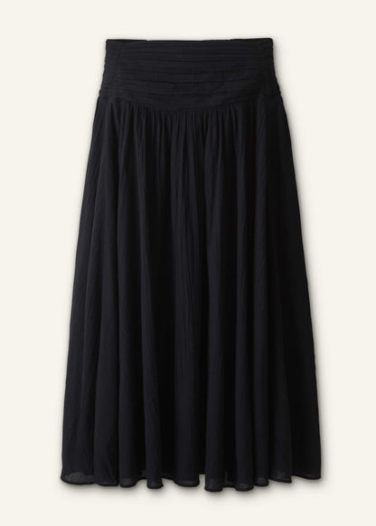 Black Relaxed Maxi Skirt | ME+EM