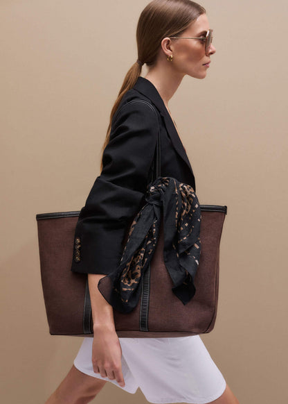 Brown Reversible Tote | ME+EM