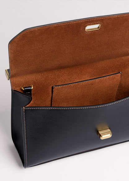Black Tailored Clutch Bag | ME+EM