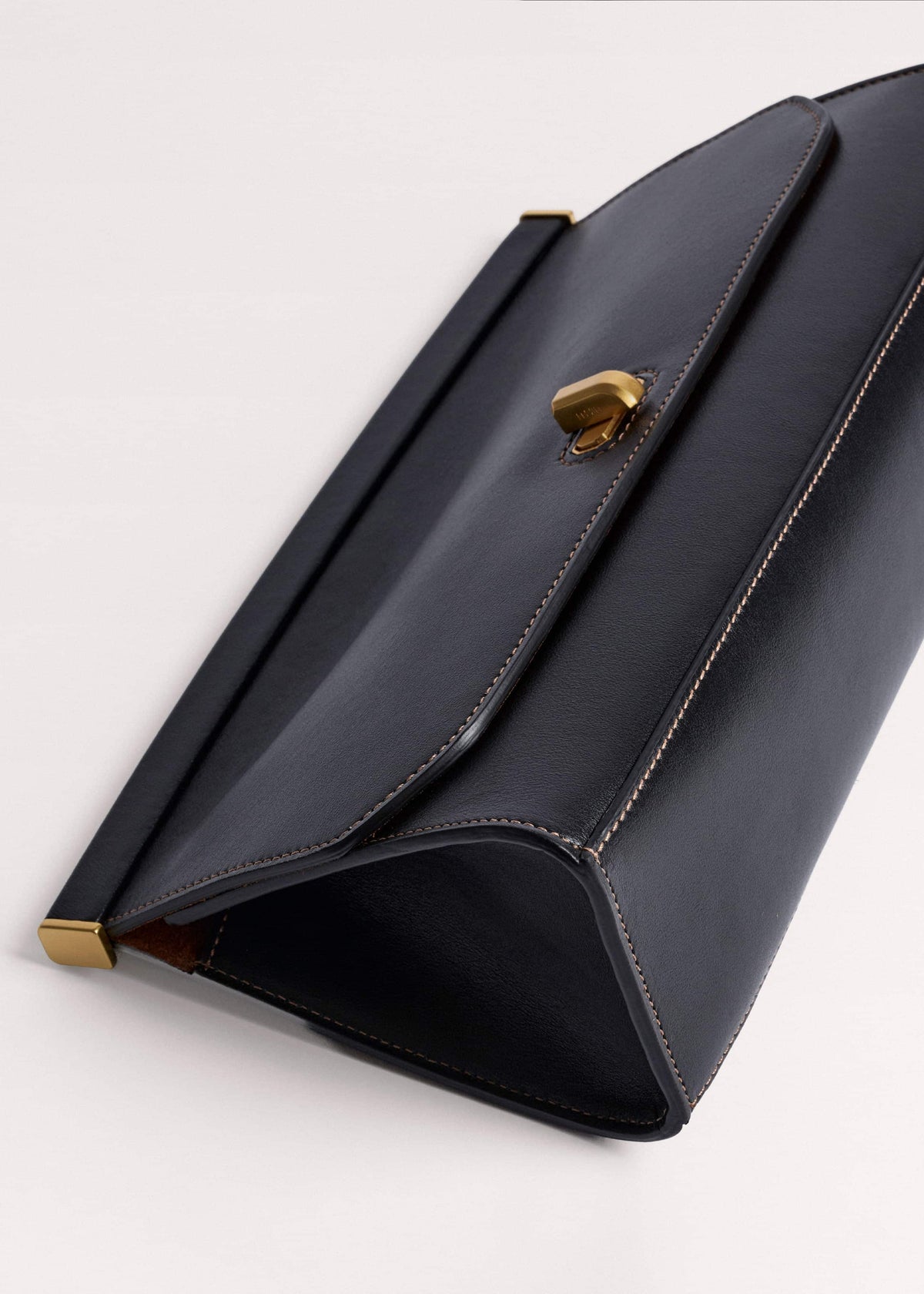 Black Tailored Clutch Bag | ME+EM