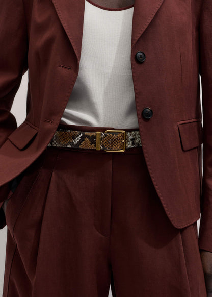 Cinnamon Brown Icon Oversized Blazer Suit | ME+EM
