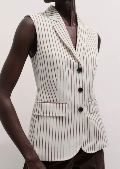 Ivory Slim Vest | ME+EM