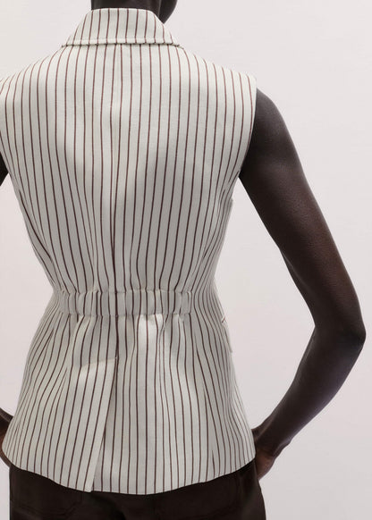 Ivory Slim Vest | ME+EM