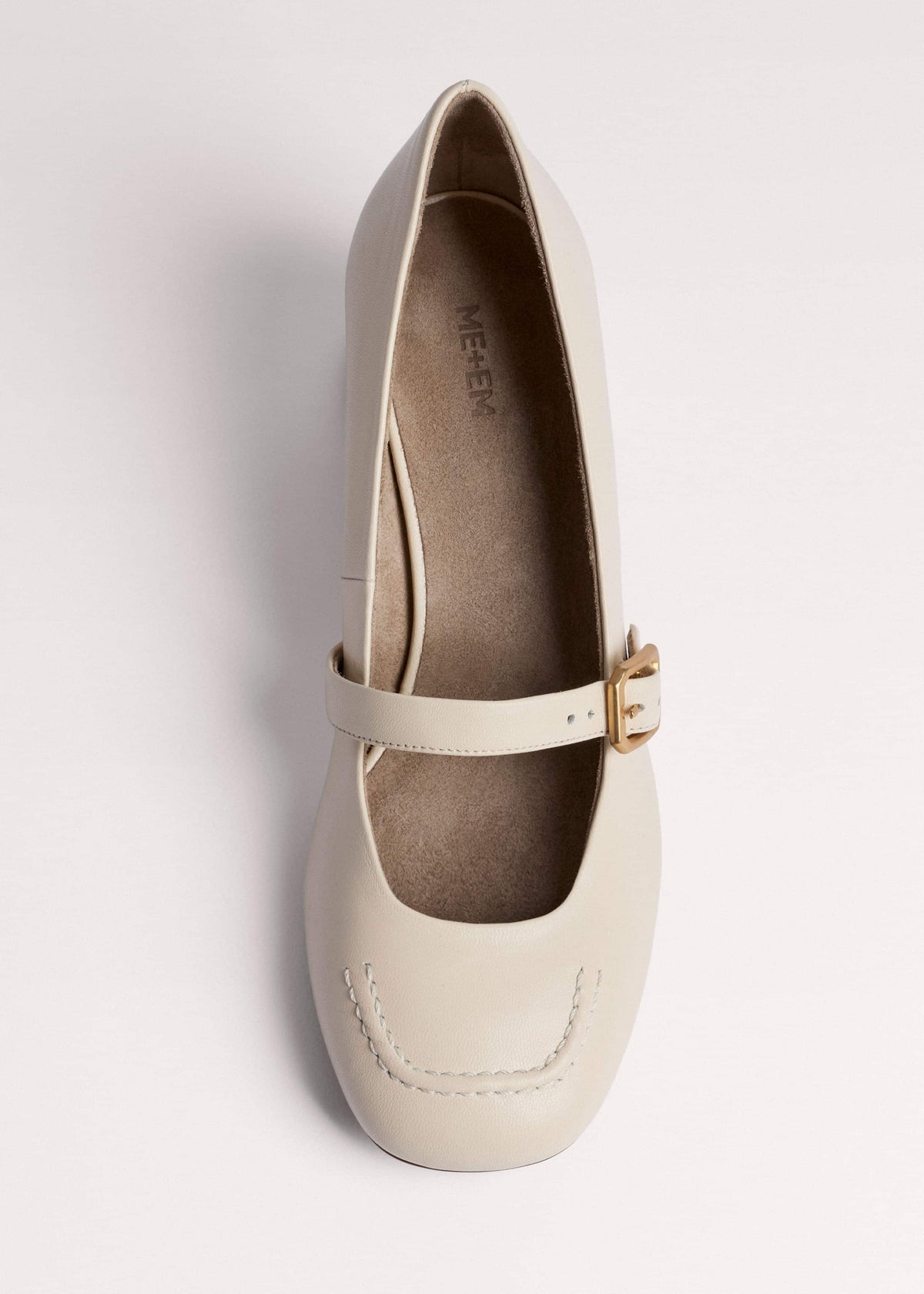 Cream Classic Mary Jane Heel | ME+EM