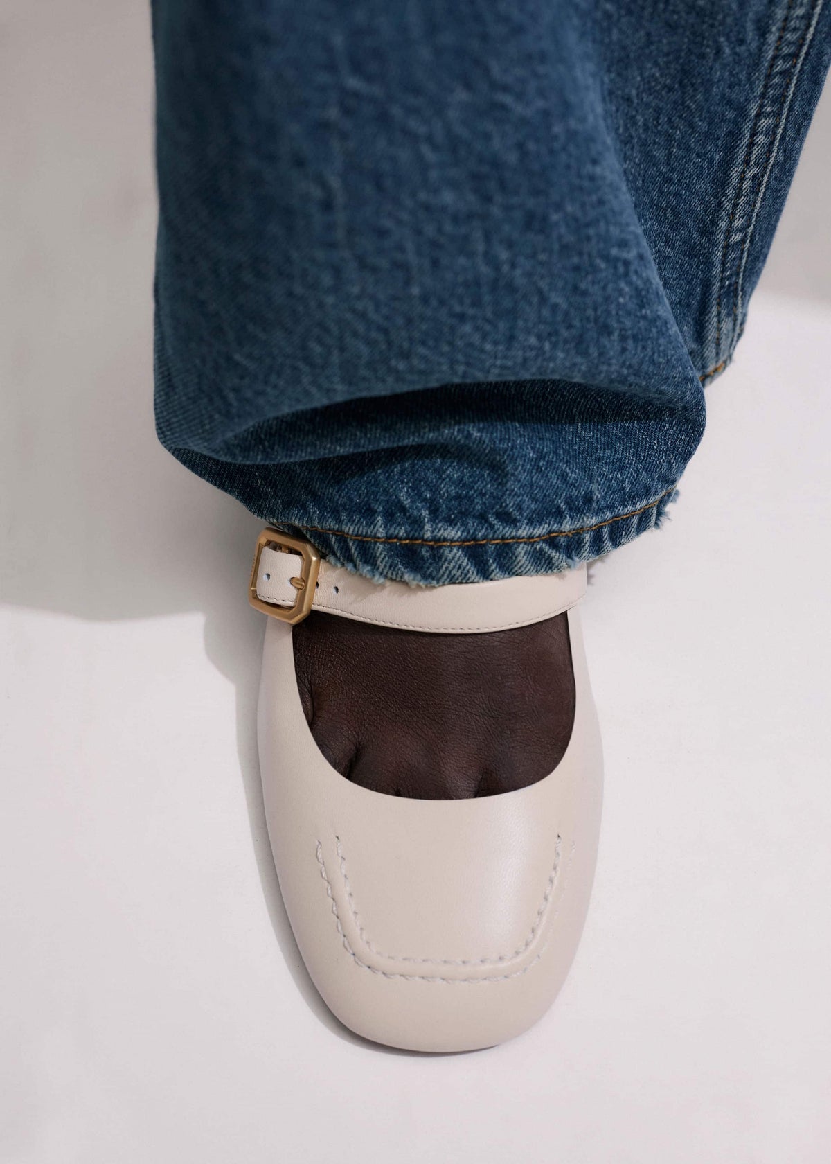 Cream Classic Mary Jane Heel | ME+EM