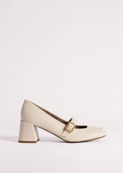 Cream Classic Mary Jane Heel | ME+EM