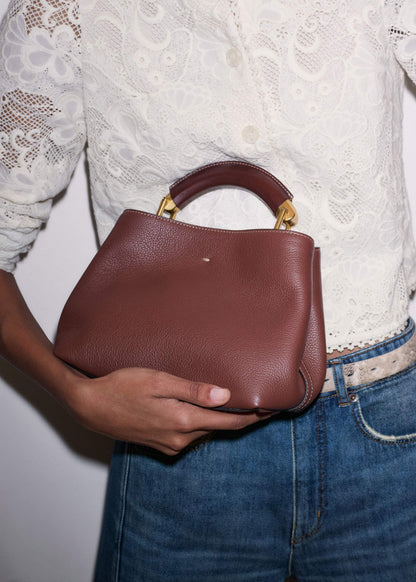 Brown Mini Day Bag | ME+EM