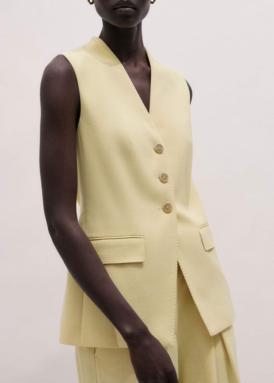 Yellow Longline Vest | ME+EM