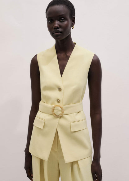 Yellow Longline Vest | ME+EM