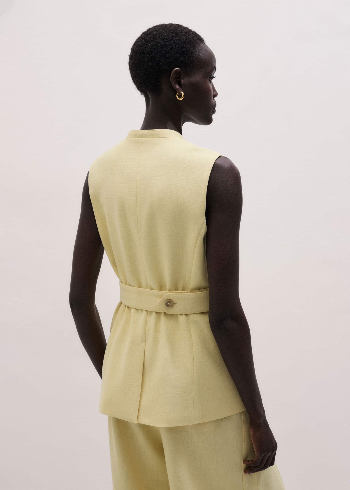 Yellow Longline Vest | ME+EM