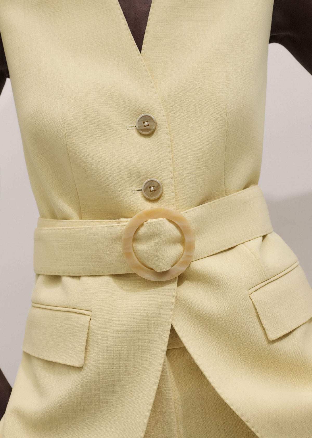 Yellow Longline Vest | ME+EM