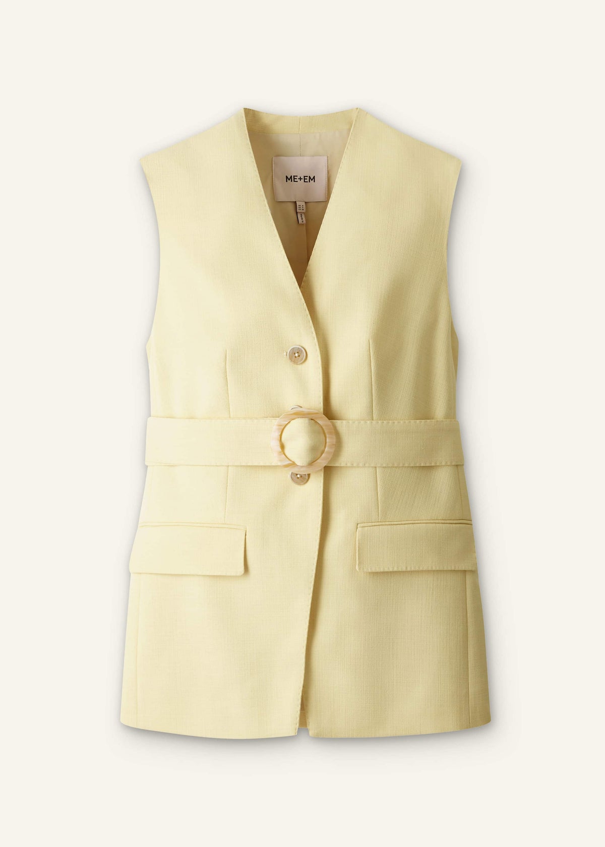 Yellow Longline Vest | ME+EM