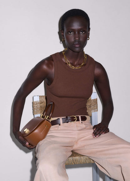Natural Round Raffia Summer Belt | ME+EM