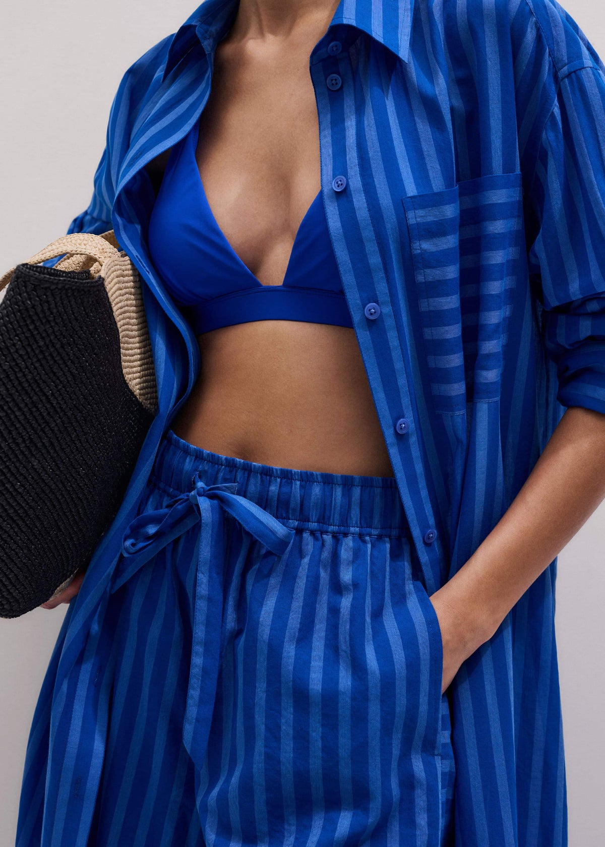 Blue Striped Beach Set | ME+EM