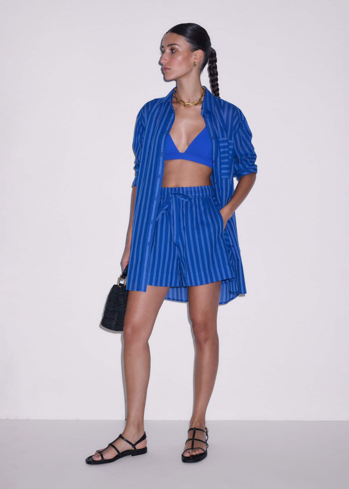 Blue Striped Beach Set | ME+EM
