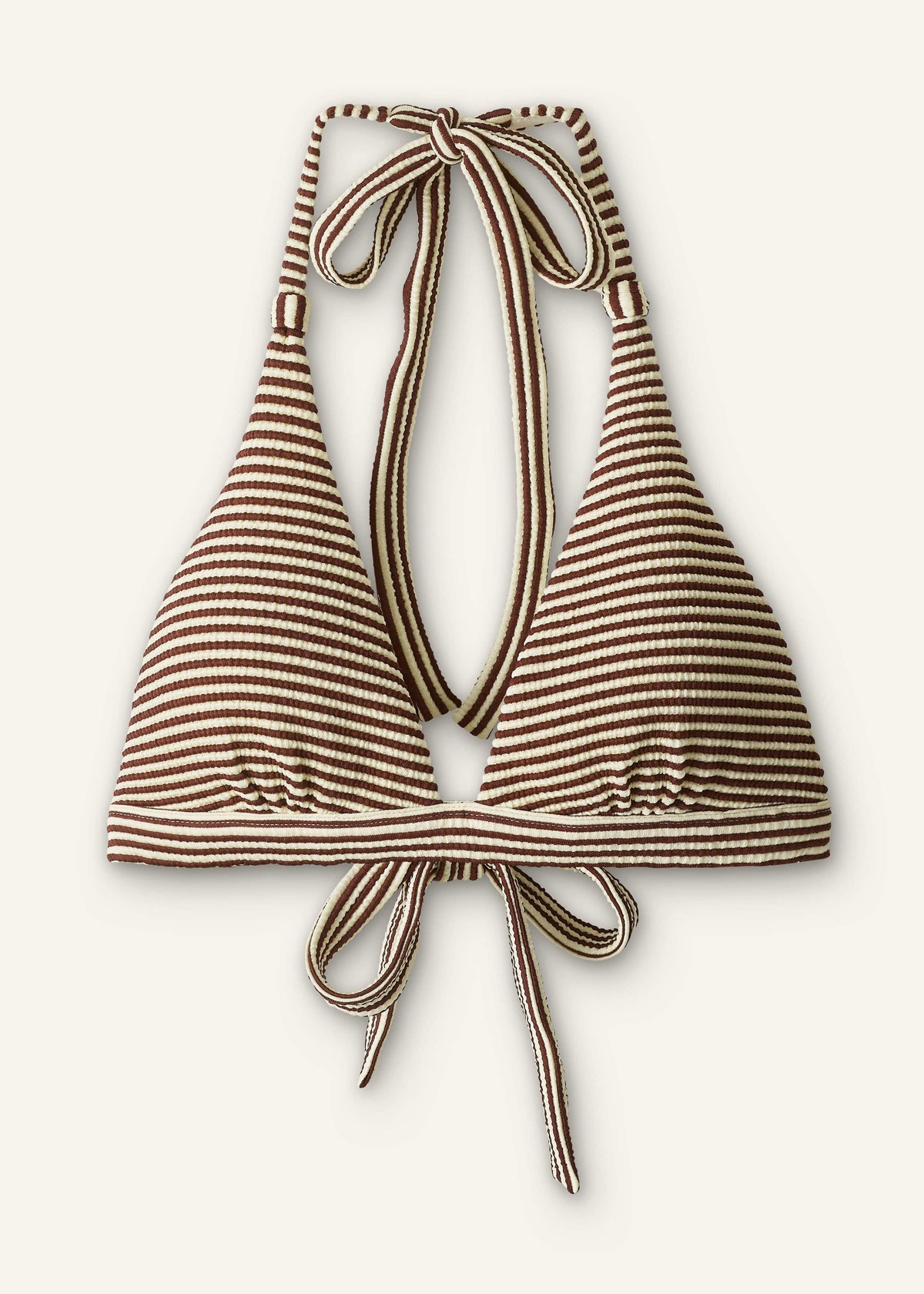 Cinnamon Brown Halterneck Bikini Top | ME+EM