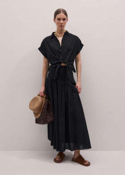 Black Beach Shirt Co-ord | ME+EM
