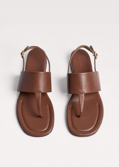 Brown Minimal Sandal | ME+EM