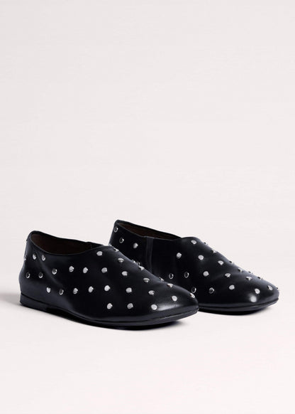 Black Studded Slipper | ME+EM