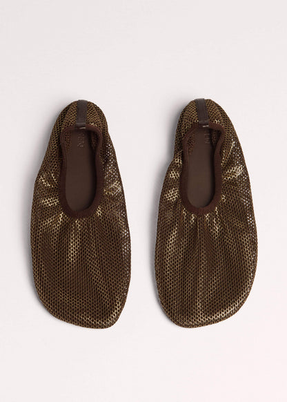 Gold Asymmetric Slipper | ME+EM