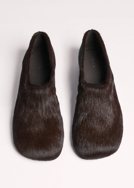 Brown Asymmetric Slipper | ME+EM