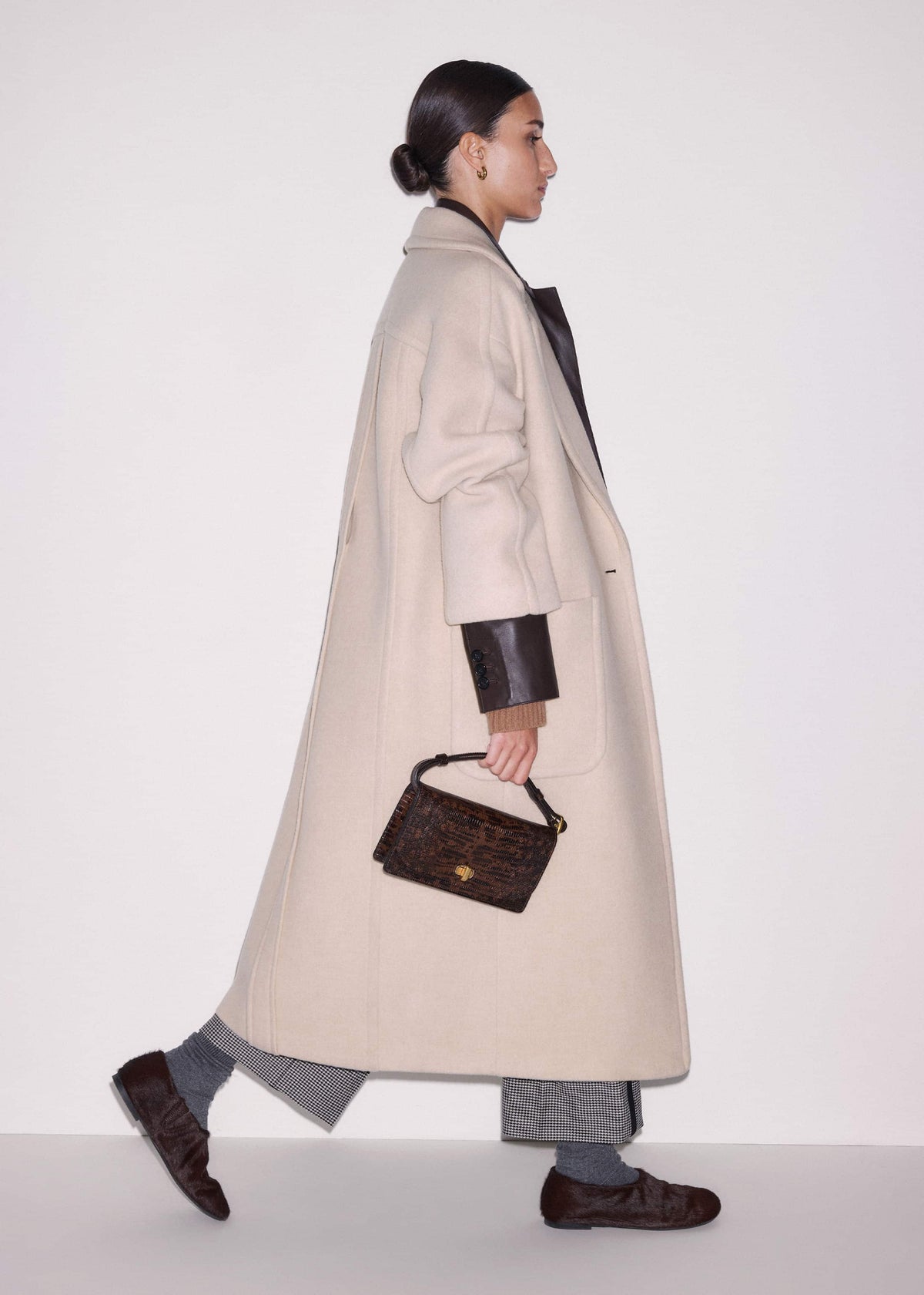 Brown Asymmetric Slipper | ME+EM