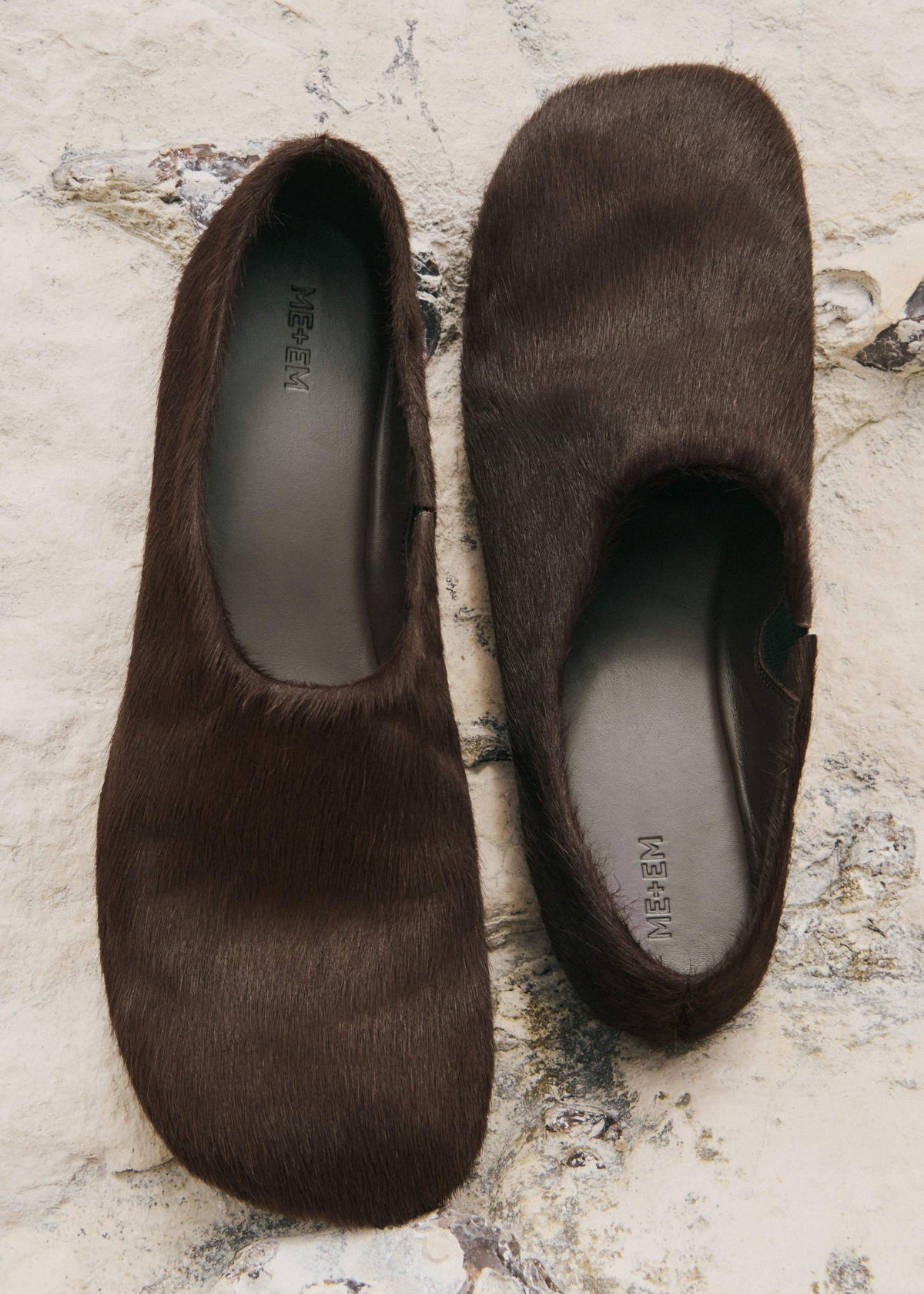 Brown Asymmetric Slipper | ME+EM