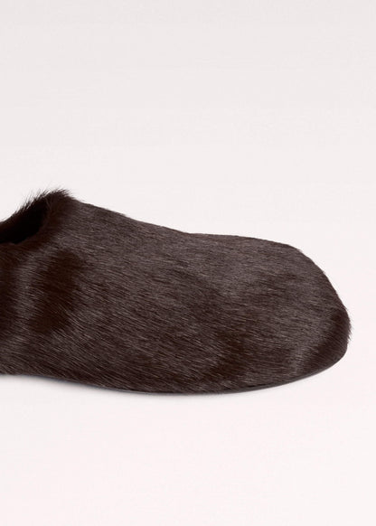 Brown Asymmetric Slipper | ME+EM