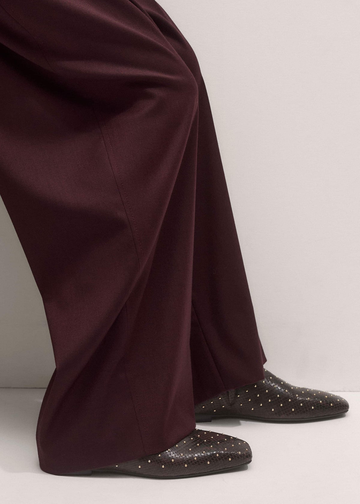Brown Square Toe Slipper | ME+EM