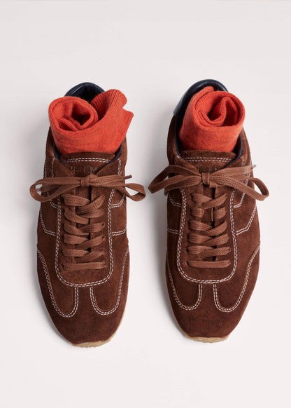 Brown Retro Runner Sneaker | ME+EM