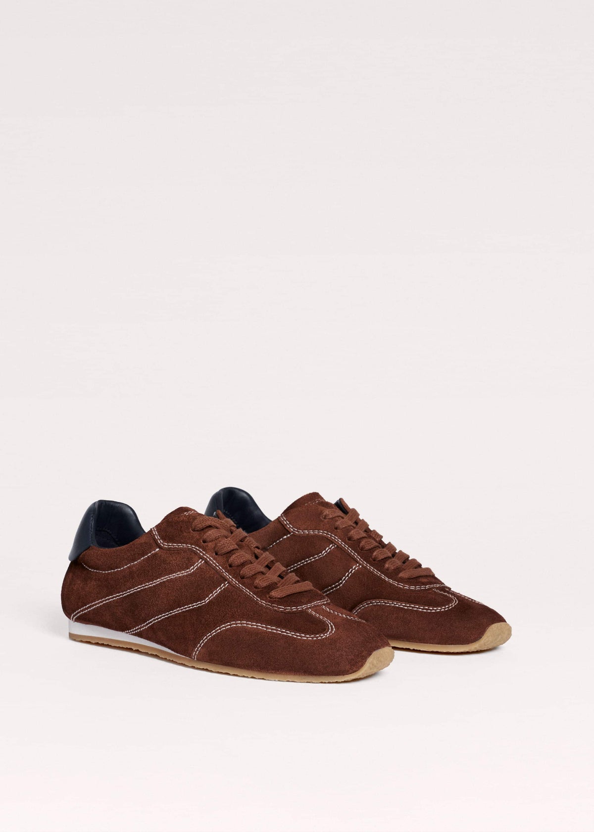 Brown Retro Runner Sneaker | ME+EM