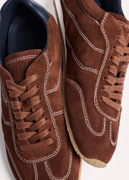 Brown Retro Runner Sneaker | ME+EM
