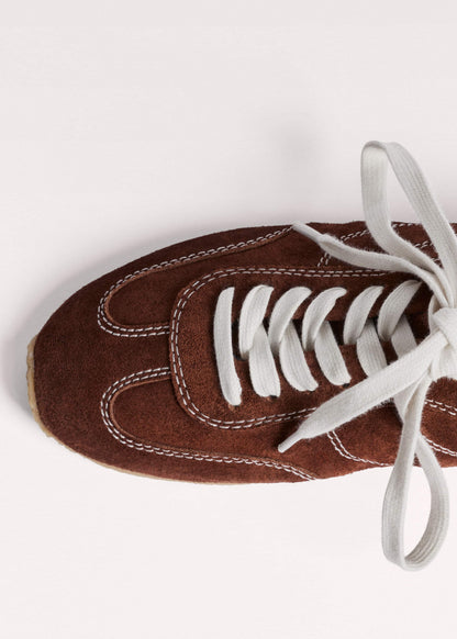 Brown Retro Runner Sneaker | ME+EM