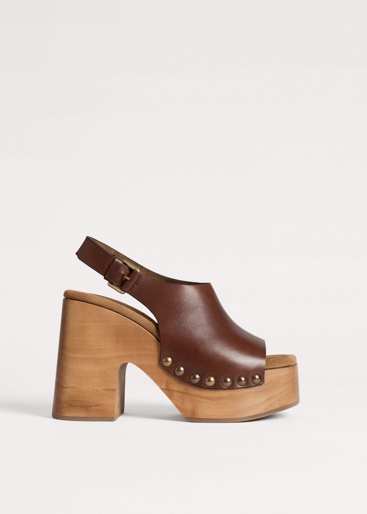 Dark Brown High Front Clog | ME+EM