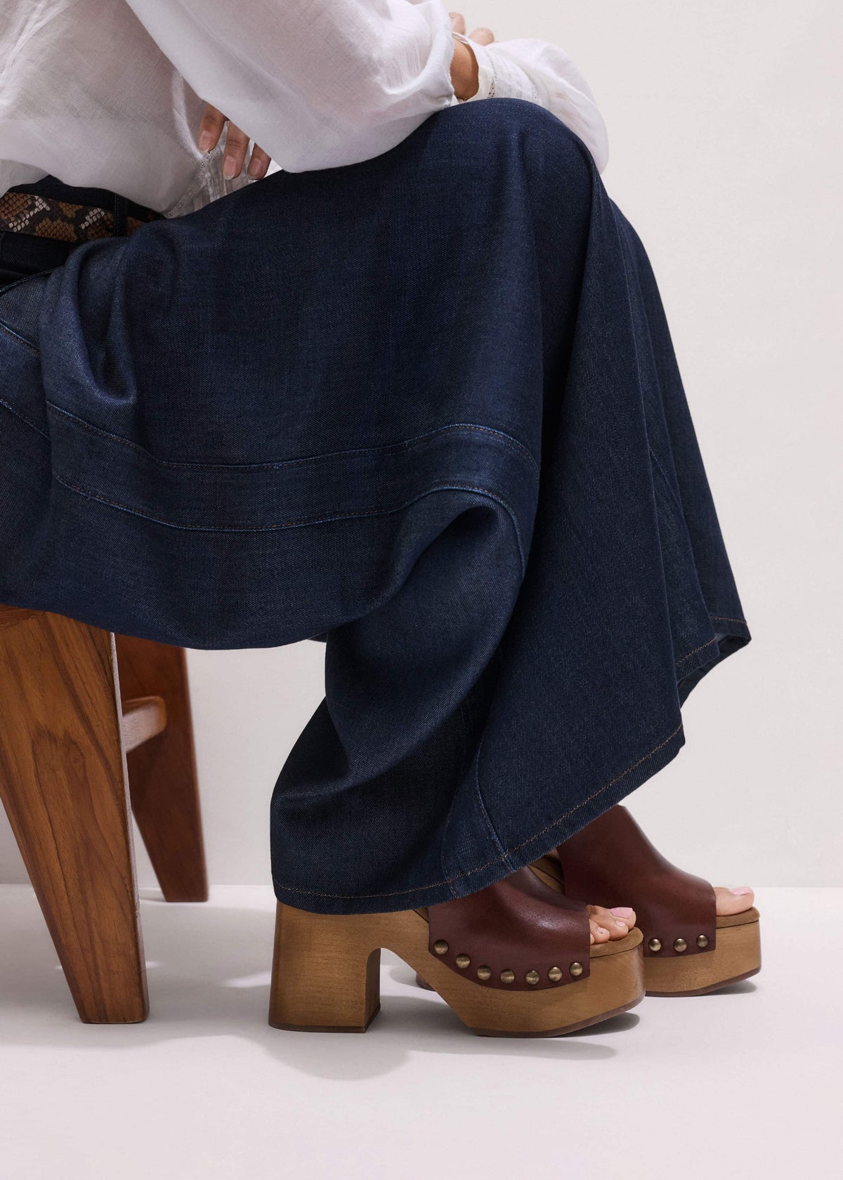 Dark Brown High Front Clog | ME+EM
