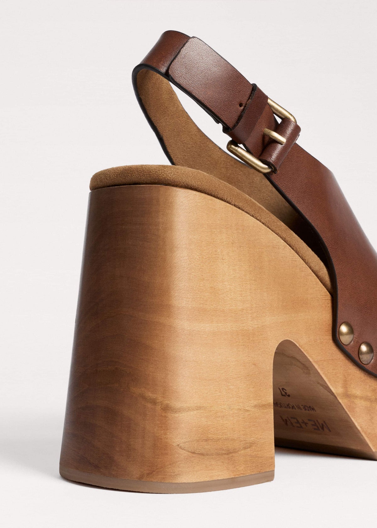 Dark Brown High Front Clog | ME+EM