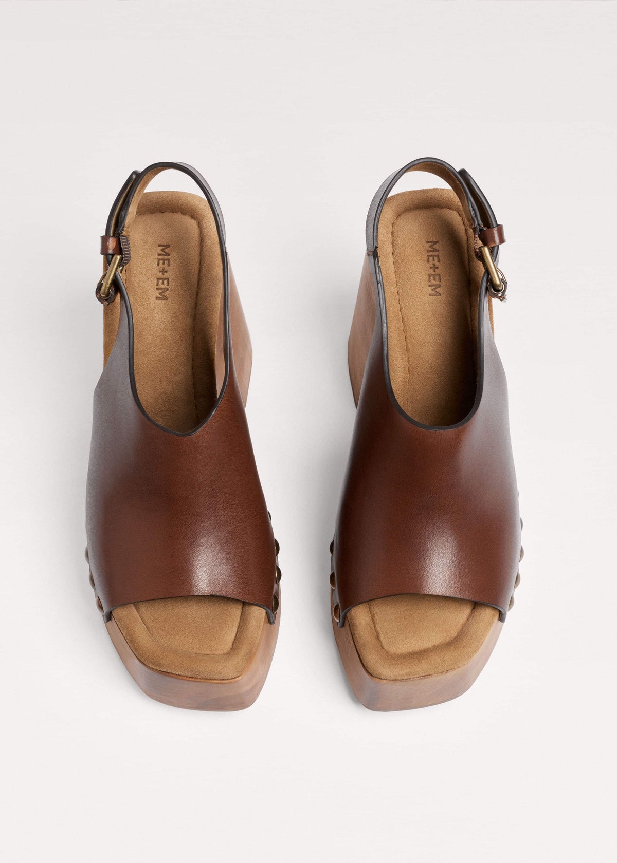 Dark Brown High Front Clog | ME+EM