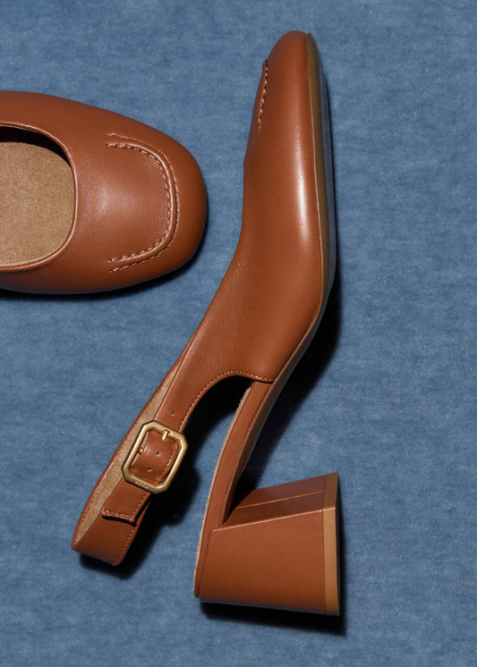 Brown Occasion Slingback | ME+EM